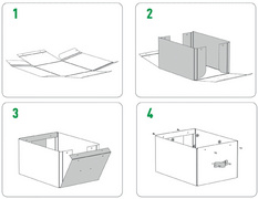 Visuel de référence : montre la facilité de montage