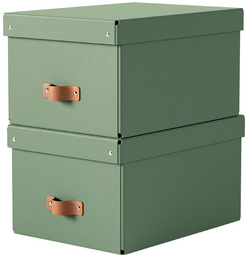 Aufbewahrungsbox-Set Puro, salbeigrün