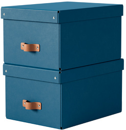 Aufbewahrungsbox-Set Puro, nachtblau