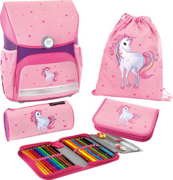 Schulranzen-Set EFAlino Einhorn, 4-teilig
