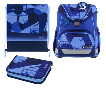 Schulranzen UltraLight Plus "Blue Goal", inkl. Zubehör