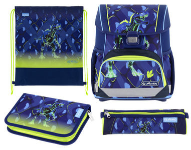 Schulranzen Loop Plus "T-Rex Explorer" - inkl. Zubehör