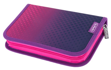  Schüleretui "Dip Dye", pink/lila