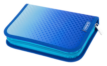  Schüleretui "Dip Dye", blau/türkis