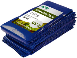 Symbolbild: Gewebeplane, blau