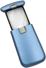 Lupe Lucina mit LED-Licht, blau