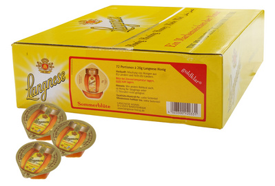   Langnese Miel de fleurs liquide, carton de 72