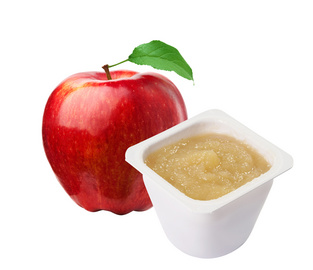  Compote de pommes, portion