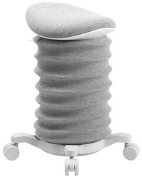  Sitzhocker "Sitness 4D Move", papyrusweiß / grau