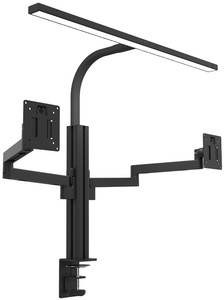 Monitorarm AXIO & LED-Tischleuchte STRATA Lumino