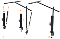 Visuel de référence : vue détaillée de la simplicité de montage