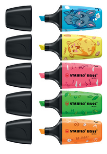  Surligneur BOSS MINI Animal Vibes - motifs