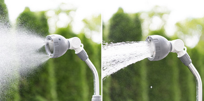 Pommeau avec 2 fonctions