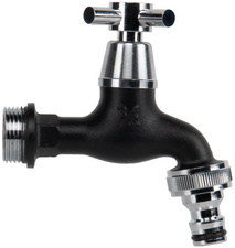 Wasserhahn mit Kugelventil, 3/4"