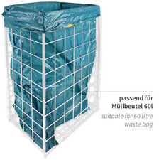 passend für 60 Liter Müllbeutel