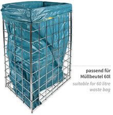 passend für 60 Liter Müllbeutel