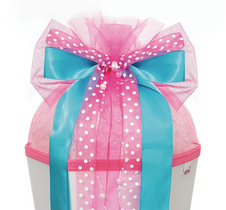 Schultütenschleife "Pink Dots"