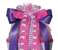 Schultütenschleife "Purple Rain"