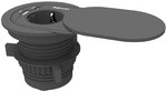    Tisch-Einbausteckdose Power Spot, Typ F, schwarz