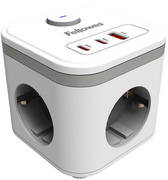 Steckdosenwürfel Power Cube, Typ F, weiß