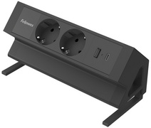    Tisch-Steckdosenleiste Power Desk 2, Typ F, schwarz