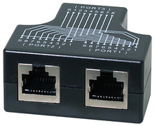 RJ45 Anschlussverdoppler