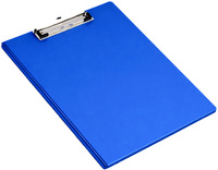 Porte-bloc à pince, bleu