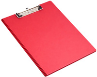 Porte-bloc à pince, rouge