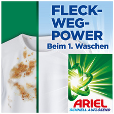 Visuel de référence : élimination des taches dès le 1er lavage