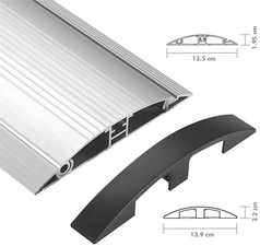 Passe-câbles de sol avec embouts robustes