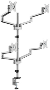  Vierfach-Monitorarm, Armlänge: 447 mm