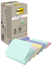 Haftnotizen Recycling z-notes, Pastellfarben