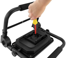 Montage simple des plaques d'adaptation