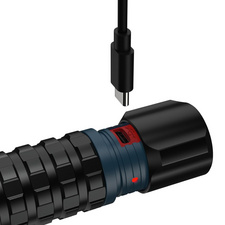 Akku LED-Taschenlampe Survival TS3000RF, wiederaufladbar