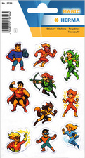 Stickers MAGIC Superhéros, transpuffy