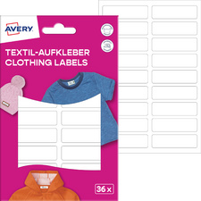  Étiquette pour textile, blanc