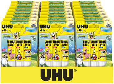 Klebestift stic Spongebob, 3 x 21 g, 24er Display