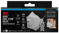 Masque respiratoire Aura Cool Flow 9322+, emballage