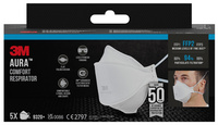 Masque respiratoire Aura 9320+, emballage