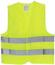 Pannenweste / Warnweste, gelb