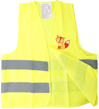 Kinder-Pannenweste / -Warnweste "Fuchs"