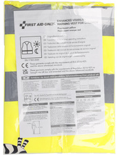 Symbolbild: Kinder-Pannenweste / -Warnweste, im Beutel