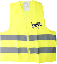Kinder-Pannenweste / -Warnweste "Zebra"