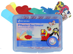 Pansement pour enfants, boîte en plastique de 45