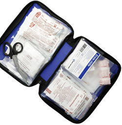 Trousse de premiers secours, ouvert