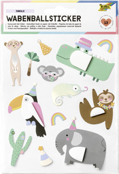  Wabenball Sticker JUNGLE