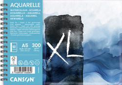 Studienblock XL AQUARELLE Waves A5 - verso
