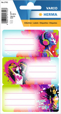 Étiquettes pour livres VARIO "Music Girl"