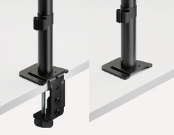  Symbolbild: zeigt die Tischklemm- & Tischlochmontage