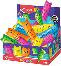 Textmarker Mini FLUO'PEPS KAWAI, 48er Display